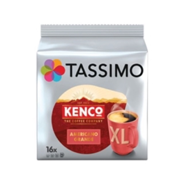 Tassimo Kenco Americano Grande Coffee 144g Capsules (5 Packs of 16)