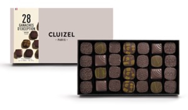 Cluizel, Ganaches D'Exception, dark chocolate selection box