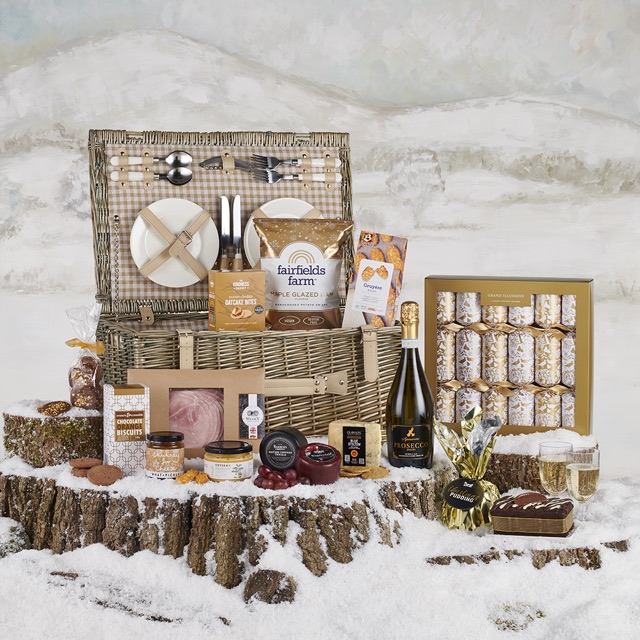 Christmas Fireside Basket