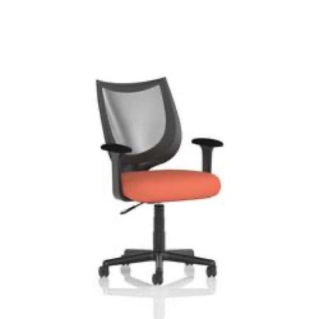 Camden Black Mesh Chair Bespoke Colour Seat Quest Crab