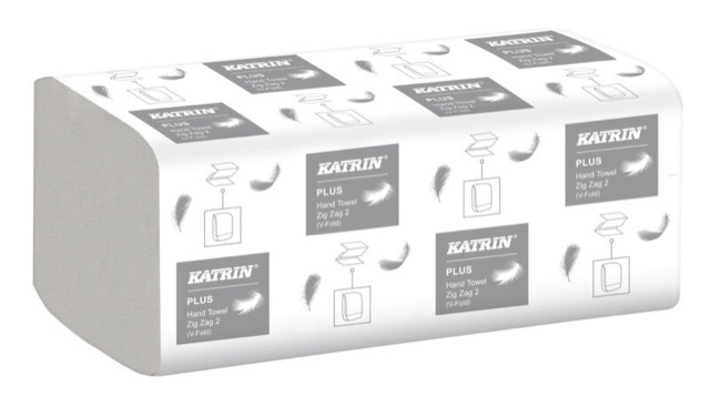 Katrin Plus Hand Towel Zig Zag 2 Handy Pack
