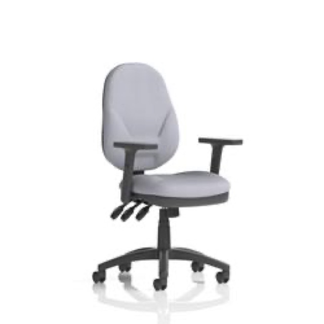 Eclipse + XL Lever Operator Chair Adjustable Arms Back Seat Shell