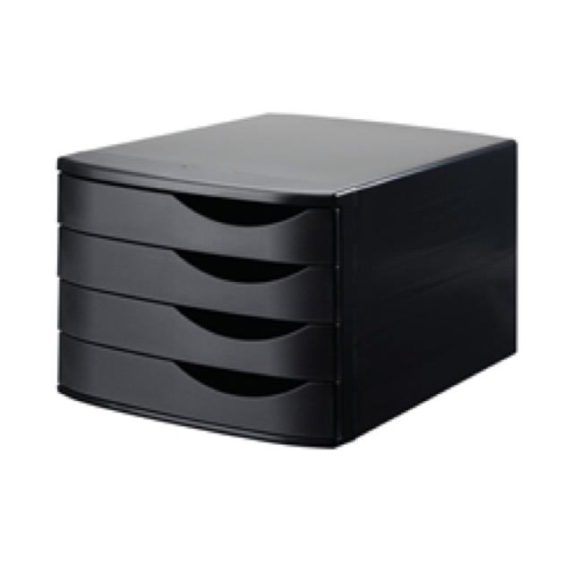 Jalema 4 Drawer Desktop Set Black 2686374299