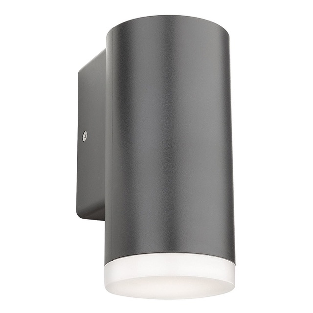 Firstlight Kuga Round LED Anti-Corrosion Downlight 5W Cool White in Graphite Outdoor Garden Light