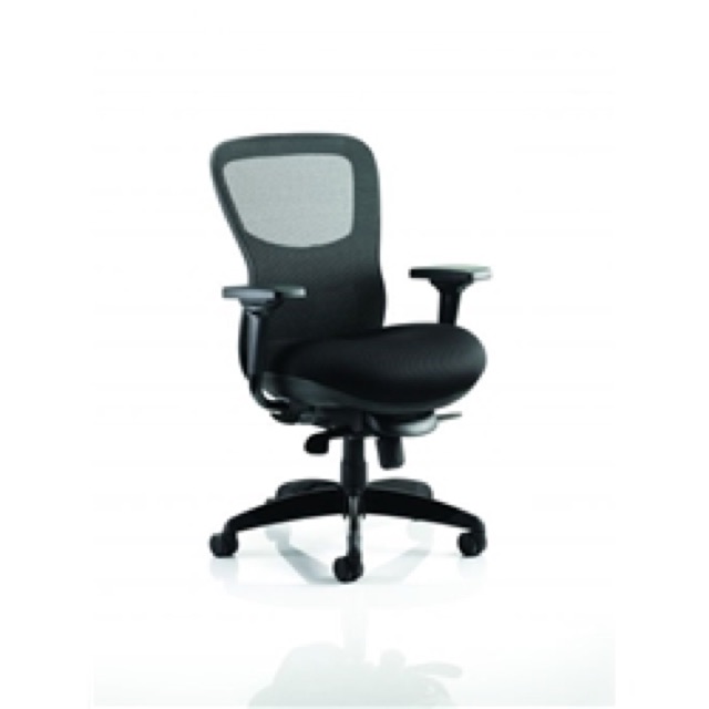 Stealth Ergo Posture Chair Black Seat And Mesh Back