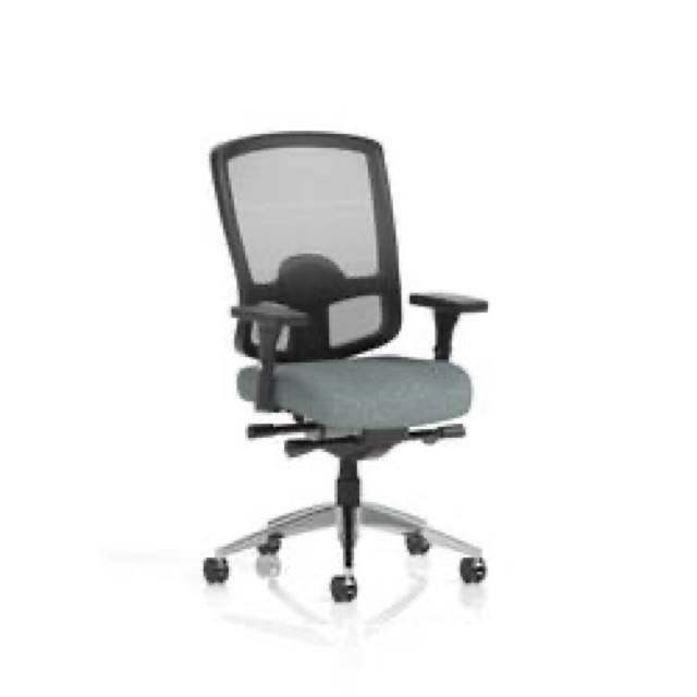 Regent High Mesh Back Ergonomic Operator Chair Adjustable Arms Tensile