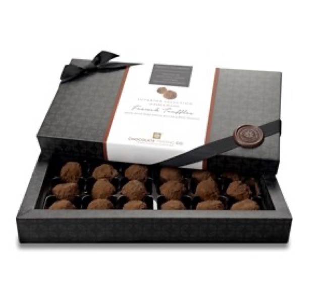 Superior Selection, Single Estate, French Chocolate Truffles Gift Box - Personalised 24 Box