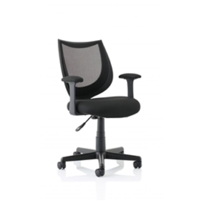 Camden Black Mesh Chair - OP000238