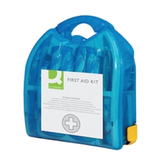 Q-Connect 20 Person Wall-Mountable First Aid Kit Ref KF00576