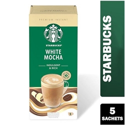 Starbucks White Mocha Instant Coffee Sachets 5x22g - PACK (6)