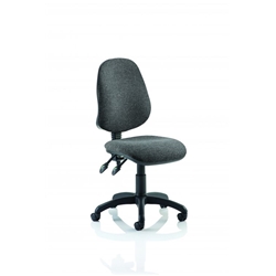 Eclipse II Lever Task Operator Chair Charcoal Without Arms