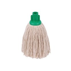 2Work 12oz Twine Rough Socket Mop Green (Pack of 10) 101851