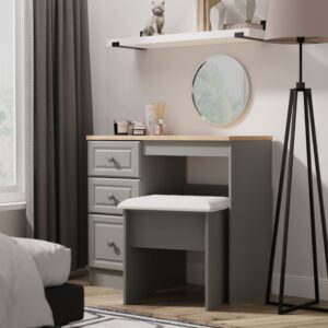 Ready Assembled 2 U Surrey Stool (Ready Assembled) in Grey