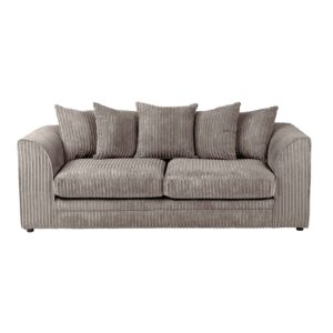 SquareBoxx Lennox Sofa Set 3 Seater in Grey